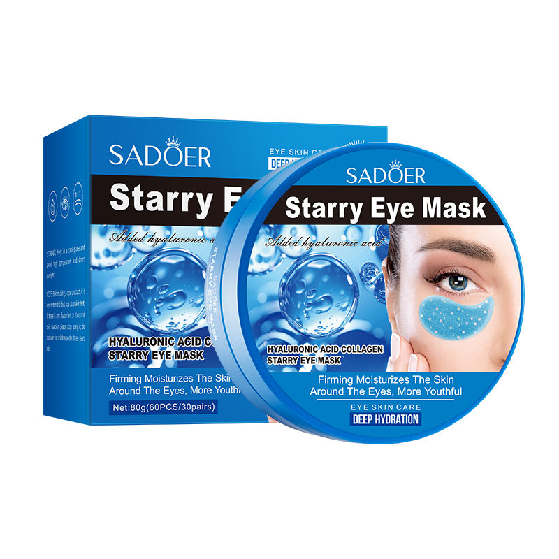 Aloe Collagen Eye Mask Sheets – Hydrating Soothing Eye Patches (60 Pieces)