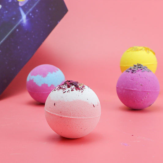 Aromatherapy Bath Salt Ball Gift Set – 4-Piece Relaxing Spa Soak, view 2