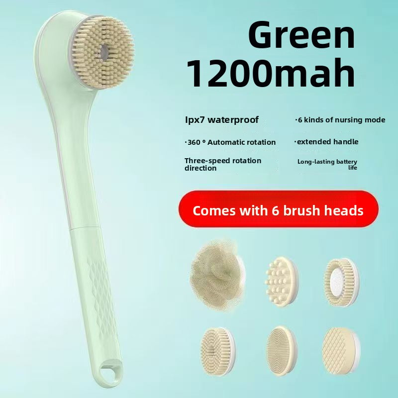 Electric Bath Brush – Single & Dual-Handle Rechargeable Body Scrubber