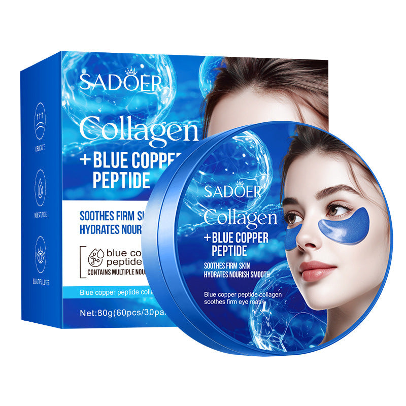 Aloe Collagen Eye Mask Sheets – Hydrating Soothing Eye Patches (60 Pieces)