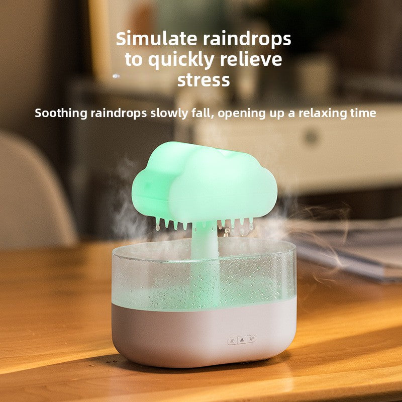 Cloud Aroma Diffuser with Colorful LED Lights – 200 ml