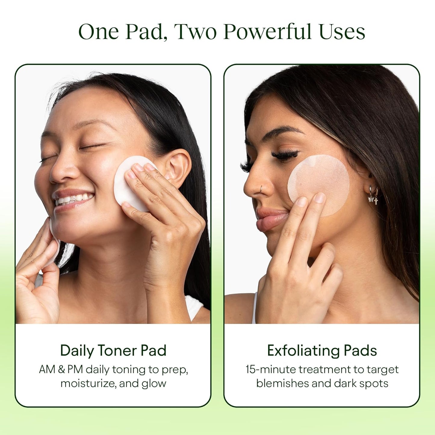 Jiyu Toning Polish Pads - Korean Skincare for Dark Spots, Wrinkles & Dull Skin - Hydrating Facial Treatment with Snail Mucin, Niacinamide, Peptides & Centella - 100 Count (Ships to USA Only)
