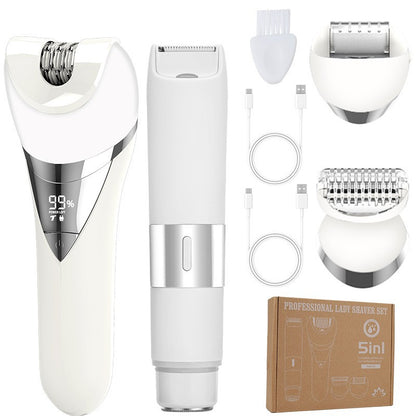 7-in-1 Waterproof Electric Hair Removal Kit – Face, Body & Bikini Trimmer