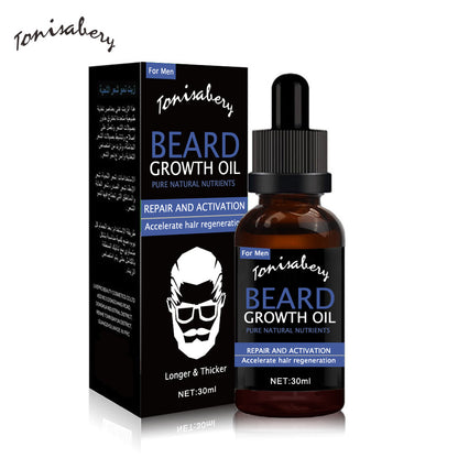Tonisaberry Beard Softening Oil 30ml – Grape Seed Nourishing & Skin-Soothing Formula