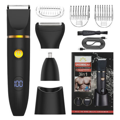 7-in-1 Waterproof Electric Hair Removal Kit – Face, Body & Bikini Trimmer