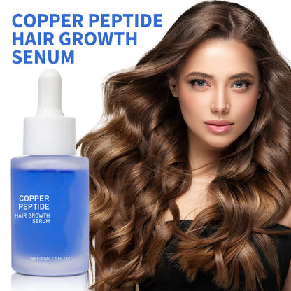 Blue Copper Peptide Hair Essence – Hair Growth & Scalp Care Serum 30ml