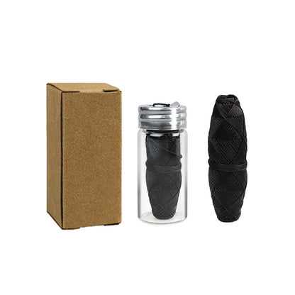 Biodegradable Dental Floss with Stainless Steel Case – Corn & Bamboo Charcoal Options (30m)