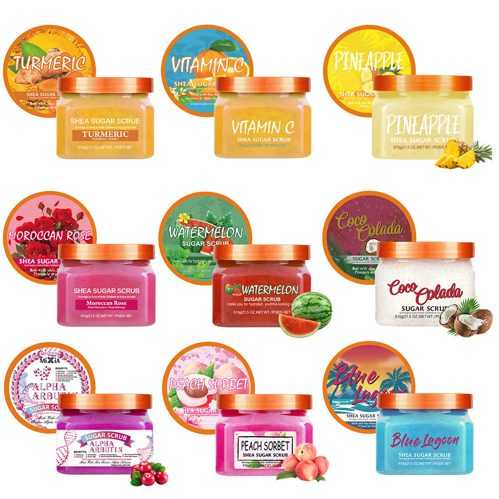 Natural Sugar Body Scrub – Fruit & Botanical Variants