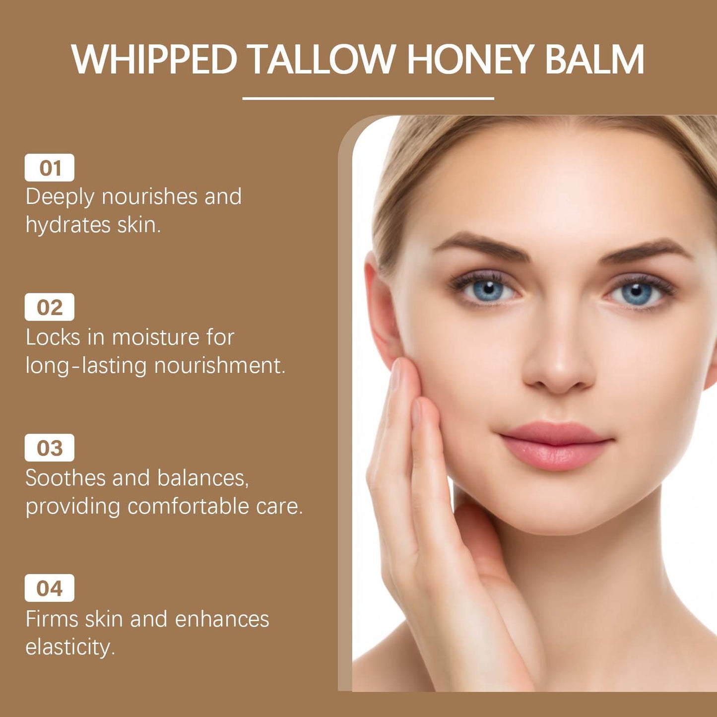 Whipped Tallow Butter and Honey Body Cream 114g