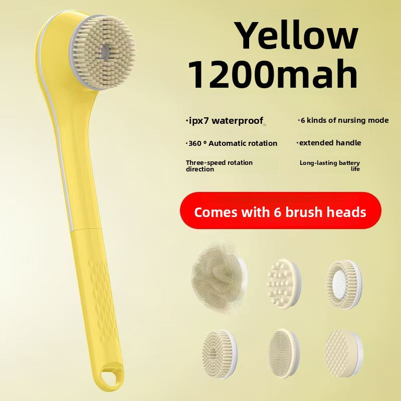 Electric Bath Brush – Single & Dual-Handle Rechargeable Body Scrubber