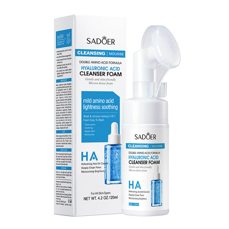 Sadoer Chlorophyll Amino Acid Cleansing Mousse – Gentle Foaming Face Wash for Combination Skin (Multiple Variants), view 12