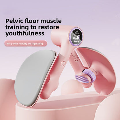 Pelvic Trainer & Leg Clamp – Kegel Exerciser with Digital Counter & 360° Rotatio