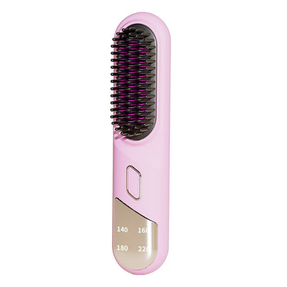 Wireless Negative Ion Hair Straightening Comb