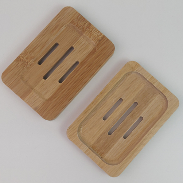 Bamboo Soap Dish – Hollow Drainage Holder for Longer-Lasting Bars