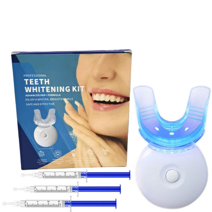 LED Teeth Whitening Kit – 5‑LED Light with Tray & Essence Tubes
