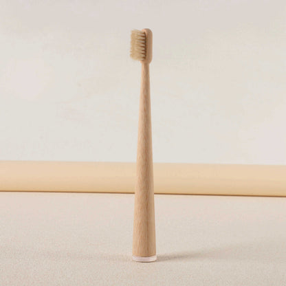 Bamboo Standing Toothbrush – Natural Bristle Eco-Friendly Adult Toothbrush