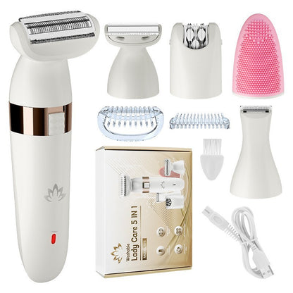 7-in-1 Waterproof Electric Hair Removal Kit – Face, Body & Bikini Trimmer