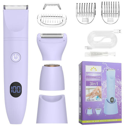 7-in-1 Waterproof Electric Hair Removal Kit – Face, Body & Bikini Trimmer