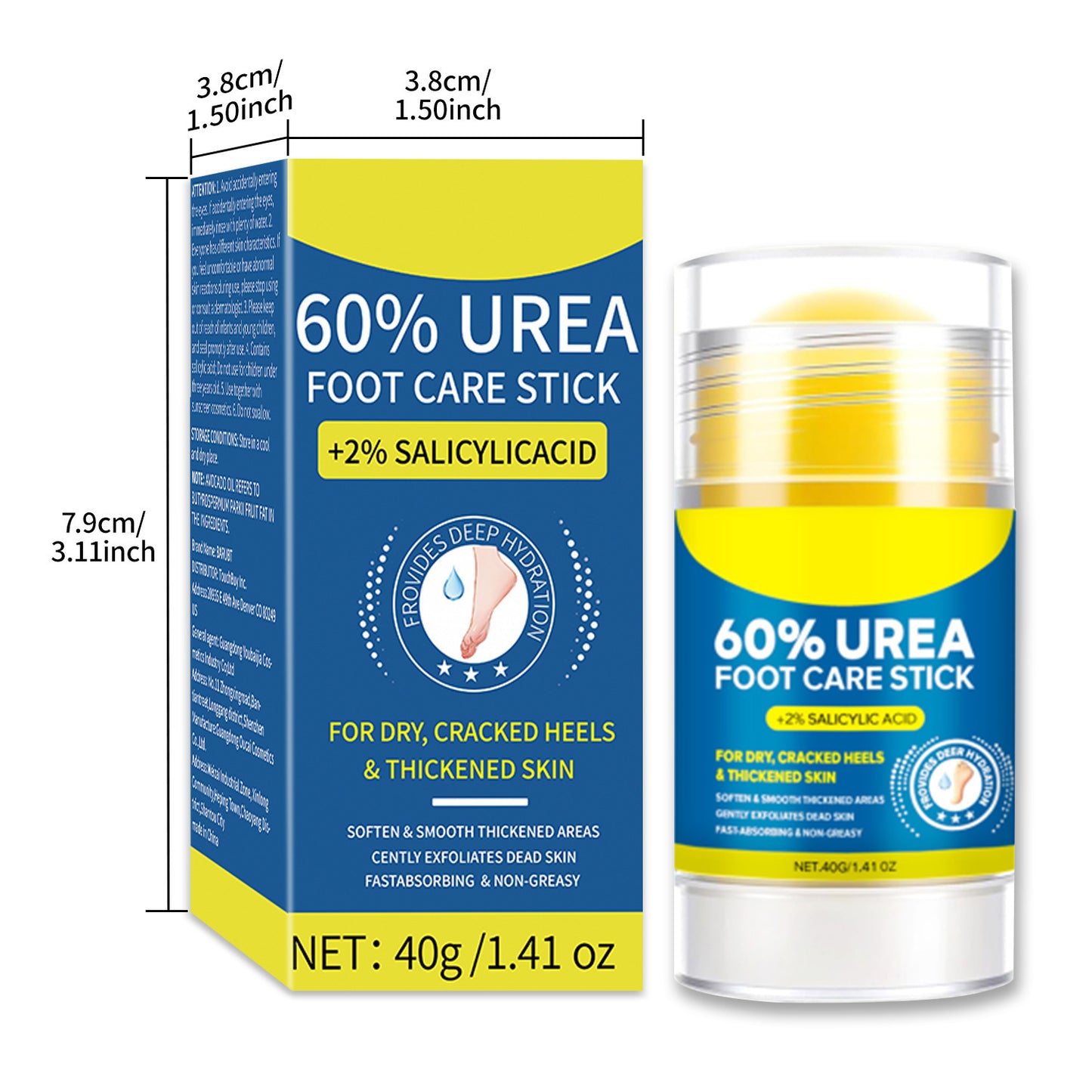 Salicylic Acid & Urea Hand and Foot Care Stick – Anti-Crack Moisturizing Balm