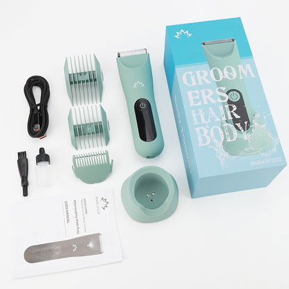 7-in-1 Waterproof Electric Hair Removal Kit – Face, Body & Bikini Trimmer