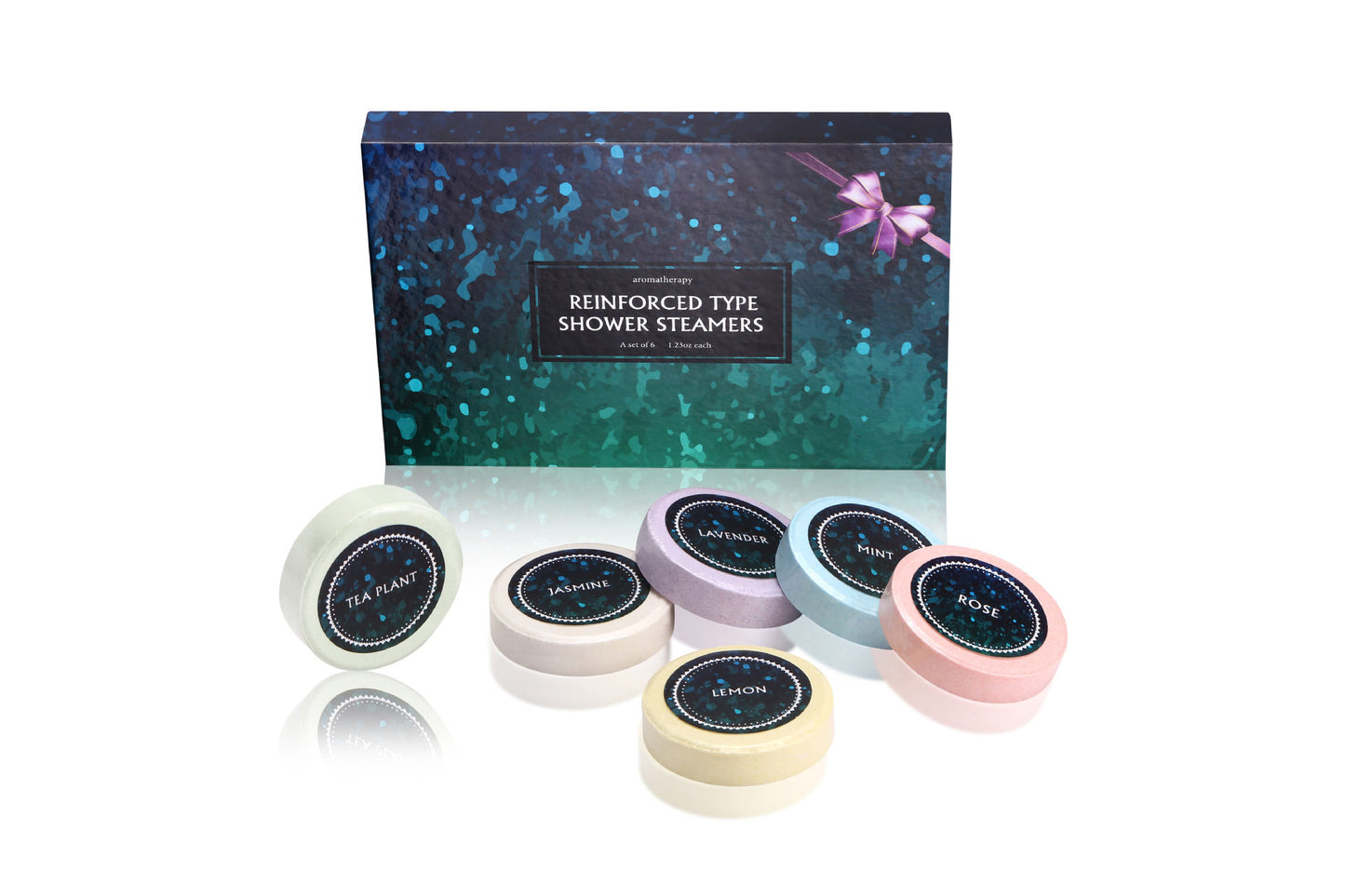 Essential Oil Explosion Bath Salt Balls – 12-Piece Gift Set & Shower Steamers (Multiple Variants)