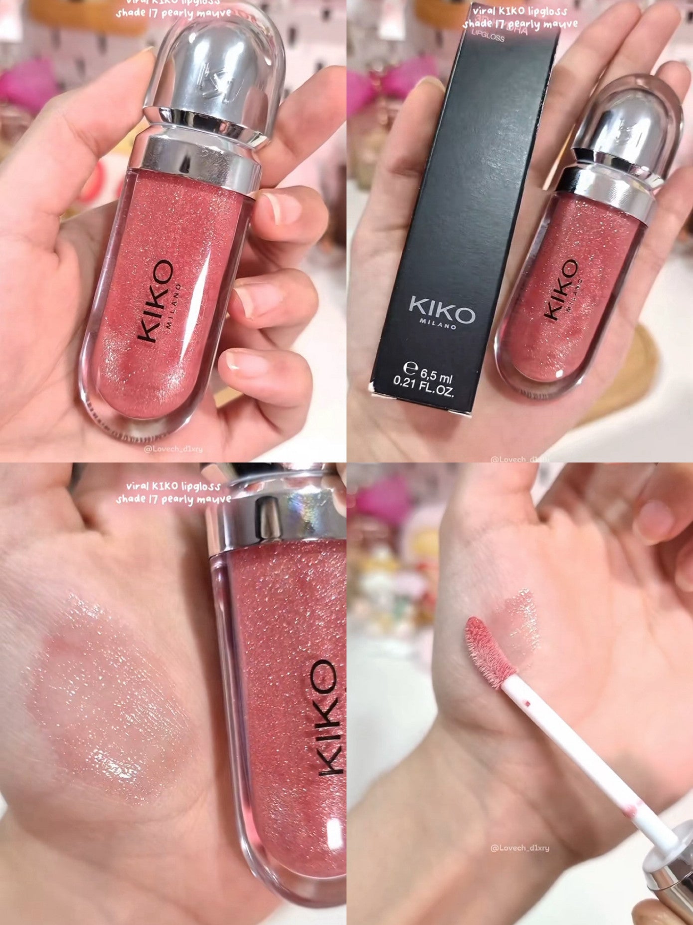 KIKO 3D Mirror Lip Gloss – Italian High-Shine Lip Glaze