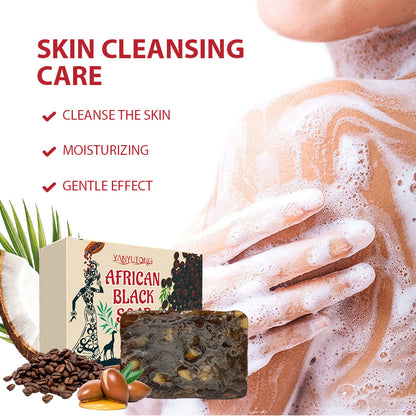 African Black Soap with Shea Oil & Coffee Extract 150g
