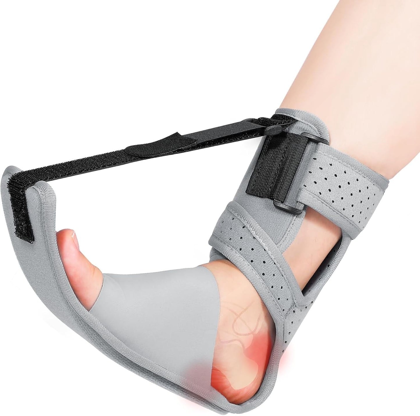 Foot Drop & Plantar Fasciitis Night Splint – Adjustable Ankle & Foot Support Brace