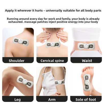 Low Frequency Pulse Massage Sticker – USB Rechargeable Multi‑Zone Muscle Relaxer (Model S8027)