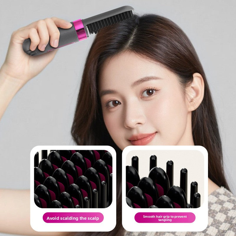 Wireless Negative Ion Hair Straightening Comb