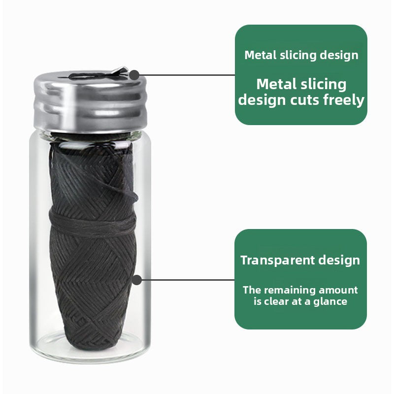 Biodegradable Dental Floss with Stainless Steel Case – Corn & Bamboo Charcoal Options (30m)