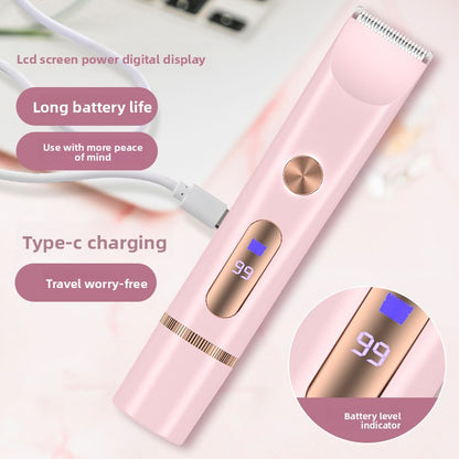 Electric Full-Body Hair Trimmer – Waterproof Dual-Head Bikini & Body Shaver
