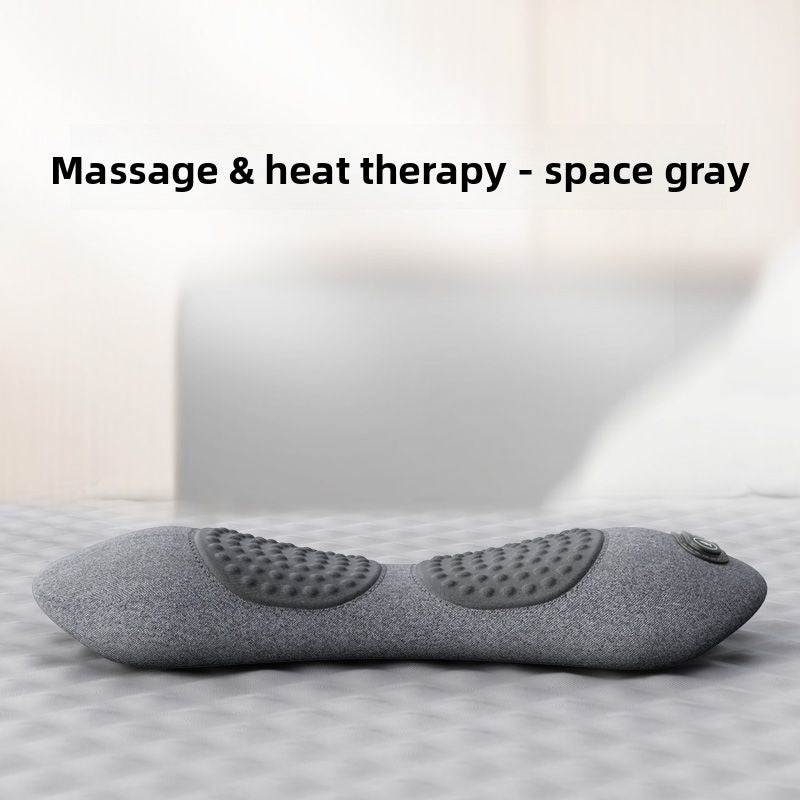 Heated Massage Lumbar Pillow | Back Support Cushion with Heat, view 6