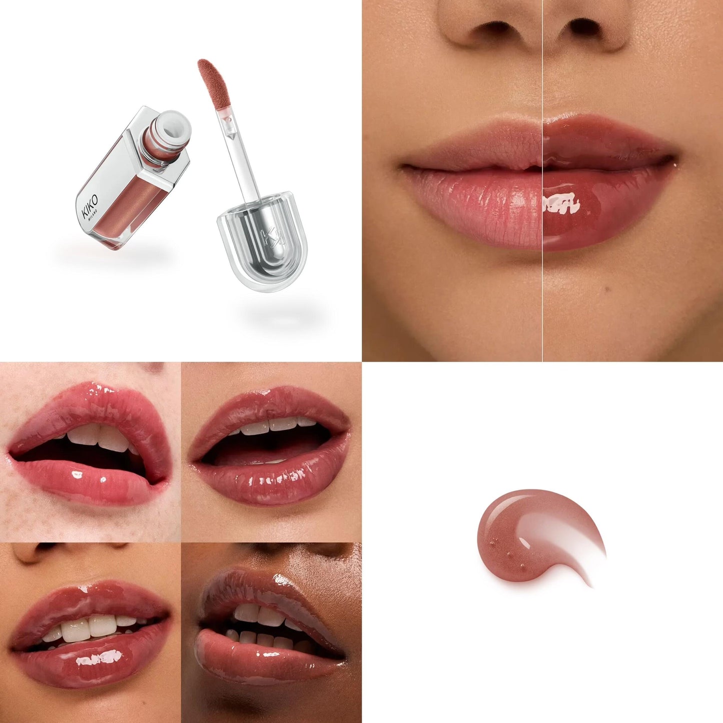 KIKO 3D Mirror Lip Gloss – Italian High-Shine Lip Glaze