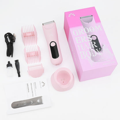 7-in-1 Waterproof Electric Hair Removal Kit – Face, Body & Bikini Trimmer