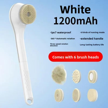 Electric Bath Brush – Single & Dual-Handle Rechargeable Body Scrubber