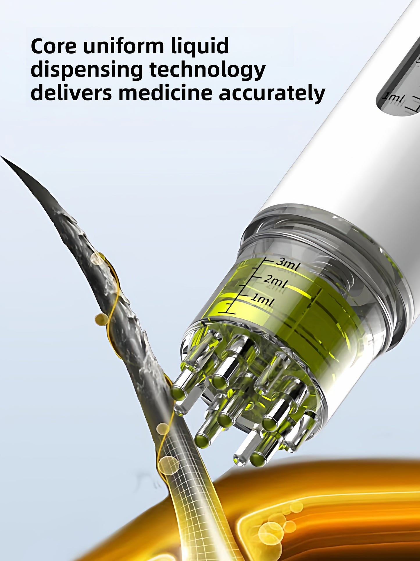 Dual-Chamber Scalp Applicator with Roller Balls