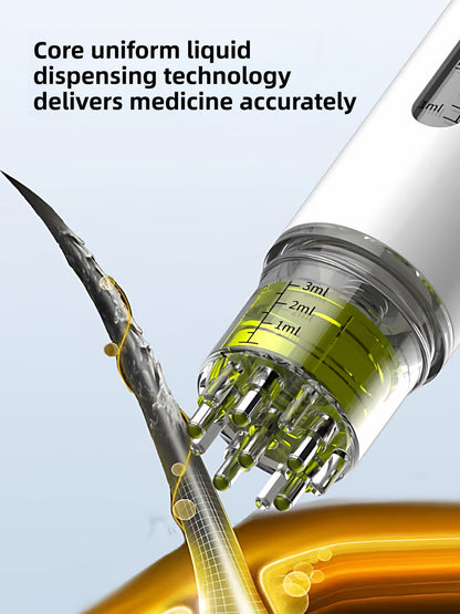 Dual-Chamber Scalp Applicator with Roller Balls