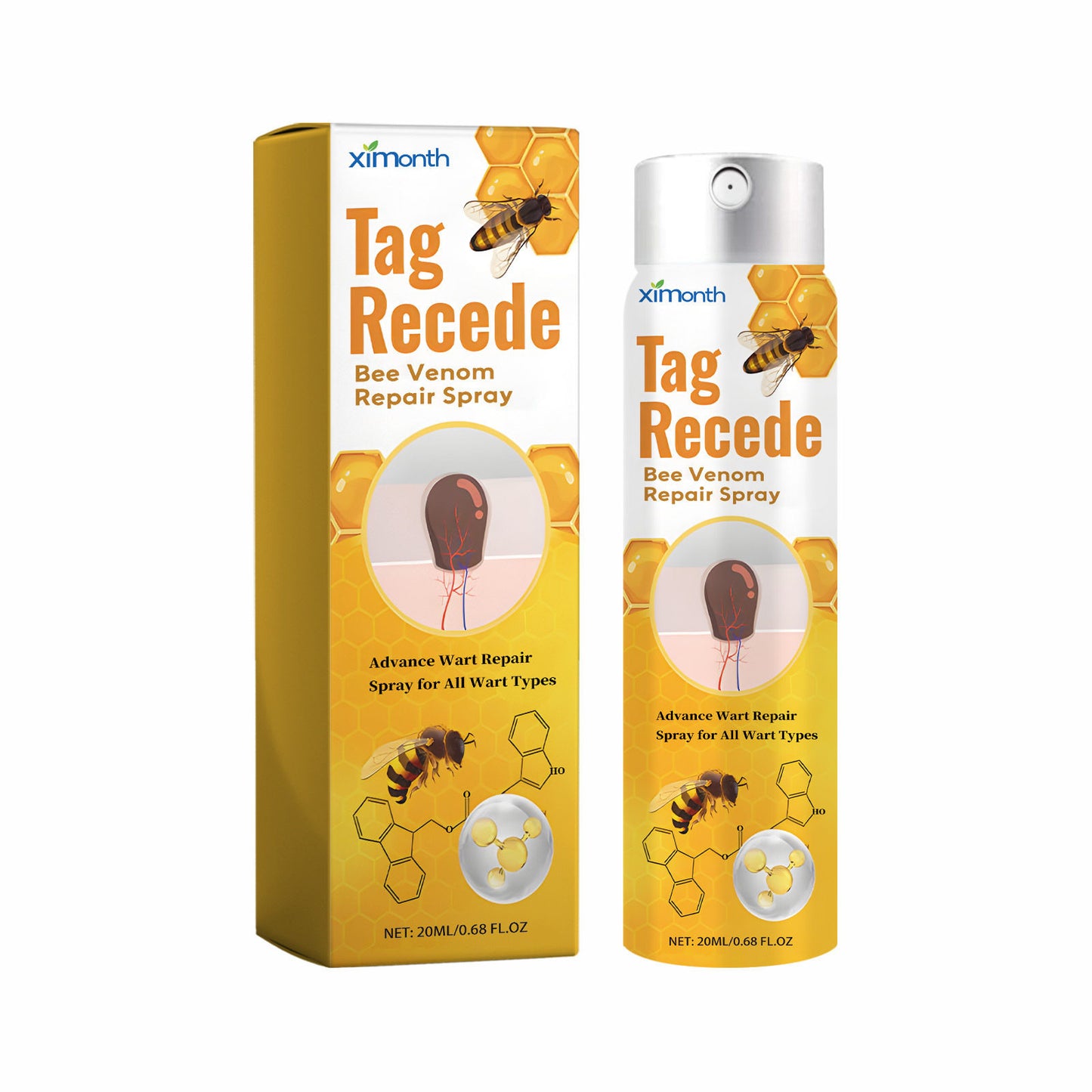 Ximonth Bee Venom Skin Tag Care Cream – Gentle Moisturizing Formula 59g