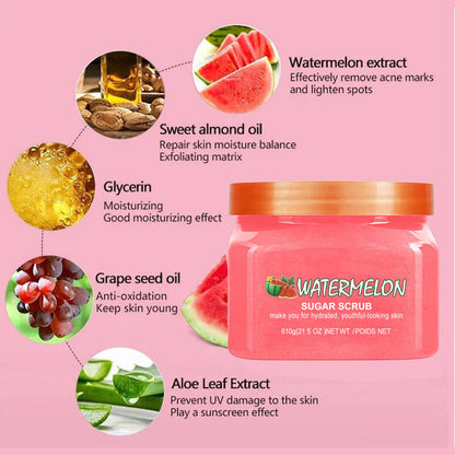 Natural Sugar Body Scrub – Fruit & Botanical Variants