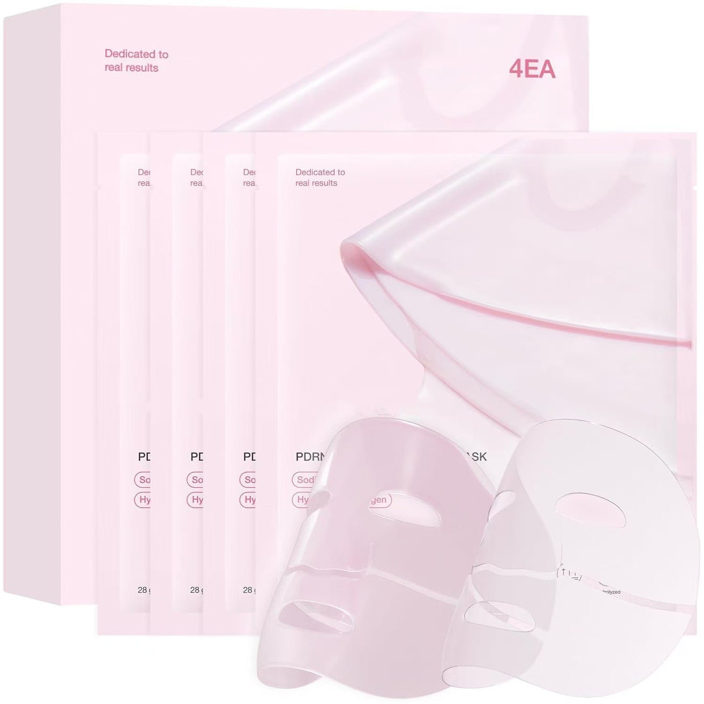 PDRN Pink Collagen Gel Mask – Hydrating, Firming & Brightening Sheet Mask (28g)