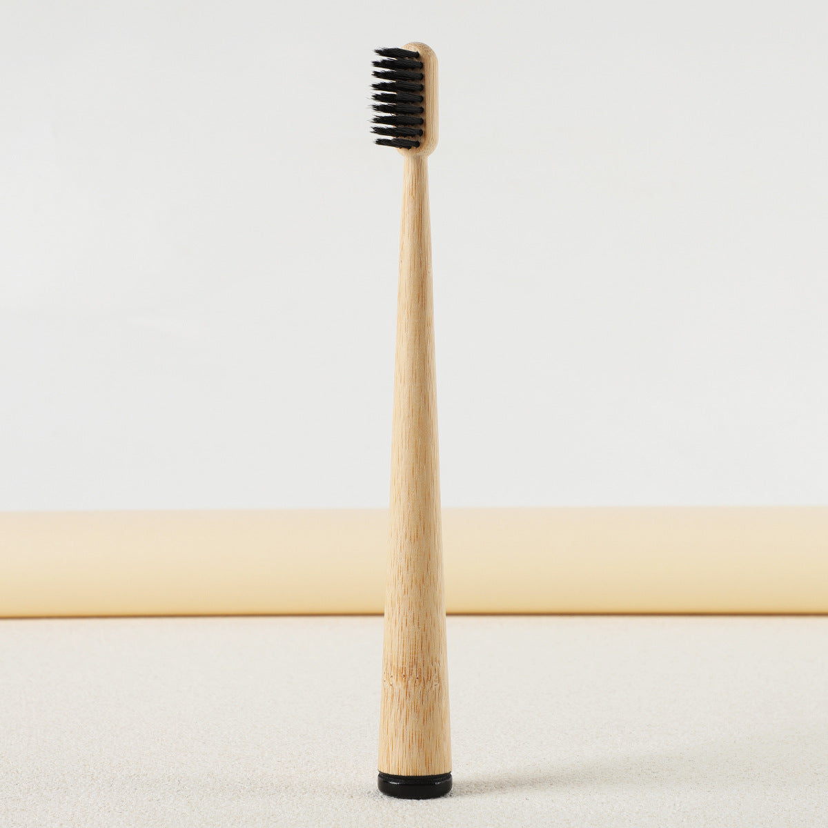 Bamboo Standing Toothbrush – Natural Bristle Eco-Friendly Adult Toothbrush