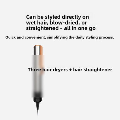 2‑in‑1 Hair Dryer Straightener – 1300W Dual-Use Styling Tool