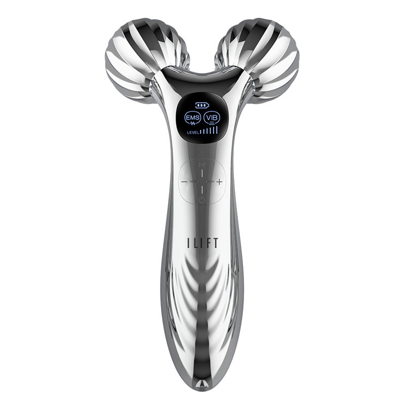Facial Lifting EMS Massage Roller Device – Firming & Contouring Tool