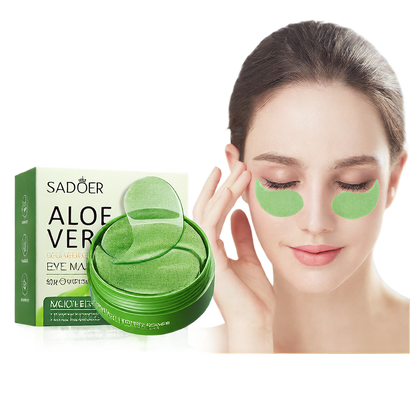 Aloe Collagen Eye Mask Sheets – Hydrating Soothing Eye Patches (60 Pieces)