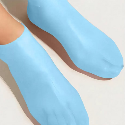 Silicone Moisturizing Heel Socks – Reusable Anti-Crack Foot Sleeve