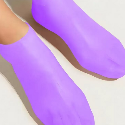 Silicone Moisturizing Heel Socks – Reusable Anti-Crack Foot Sleeve
