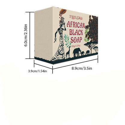 African Black Soap with Shea Oil & Coffee Extract 150g