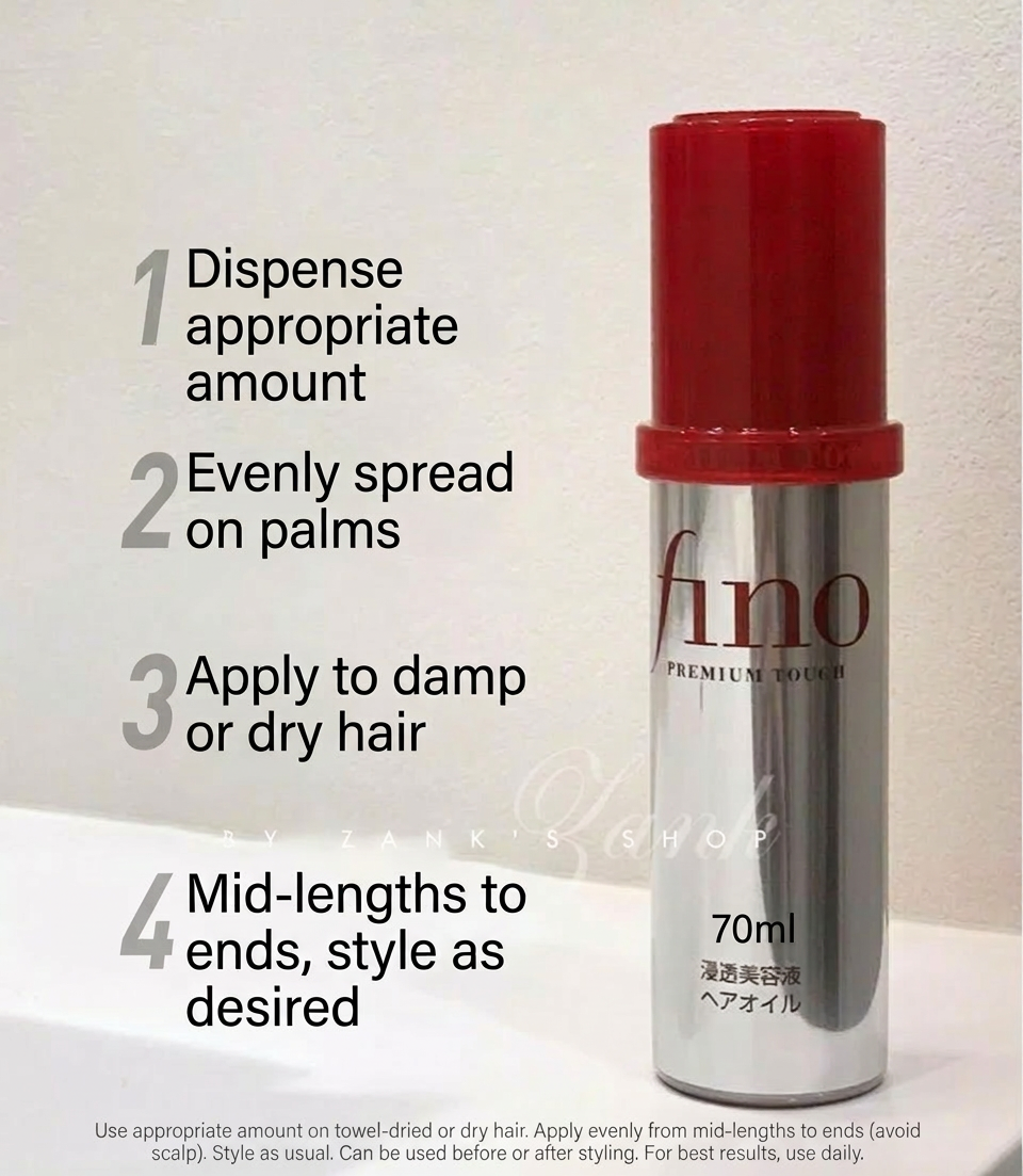 Japan Shiseido fino Fennon hair care essential oil, hair perm dyeing repair, anti-frizz, Little Red Riding Hood hair oil, female floral fragrance