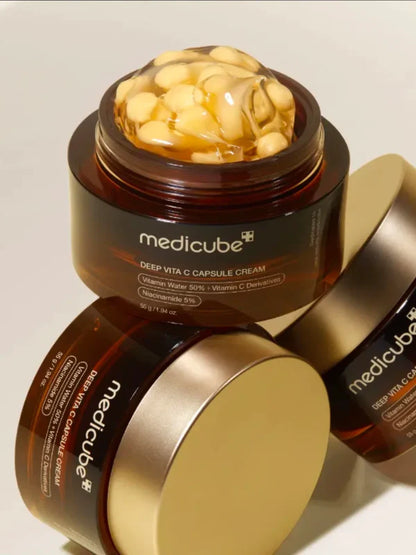 Medicube Deep Vita C Capsule Cream 55g – Brightening Dark Spot Moisturizer
